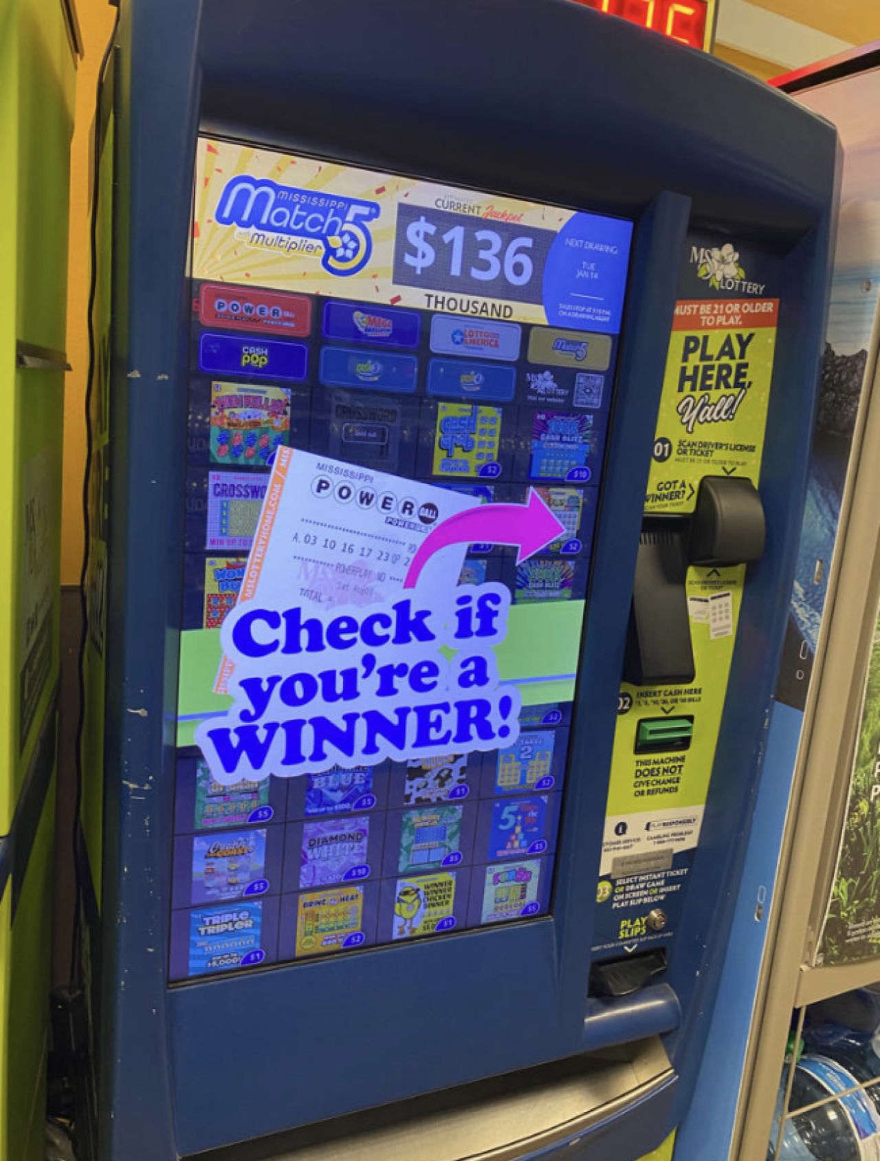 Mississippi Lottery Results for August 16, 2026: Winning Numbers for Match 5, Cash 3, Cash 4 &amp; Cash Pop