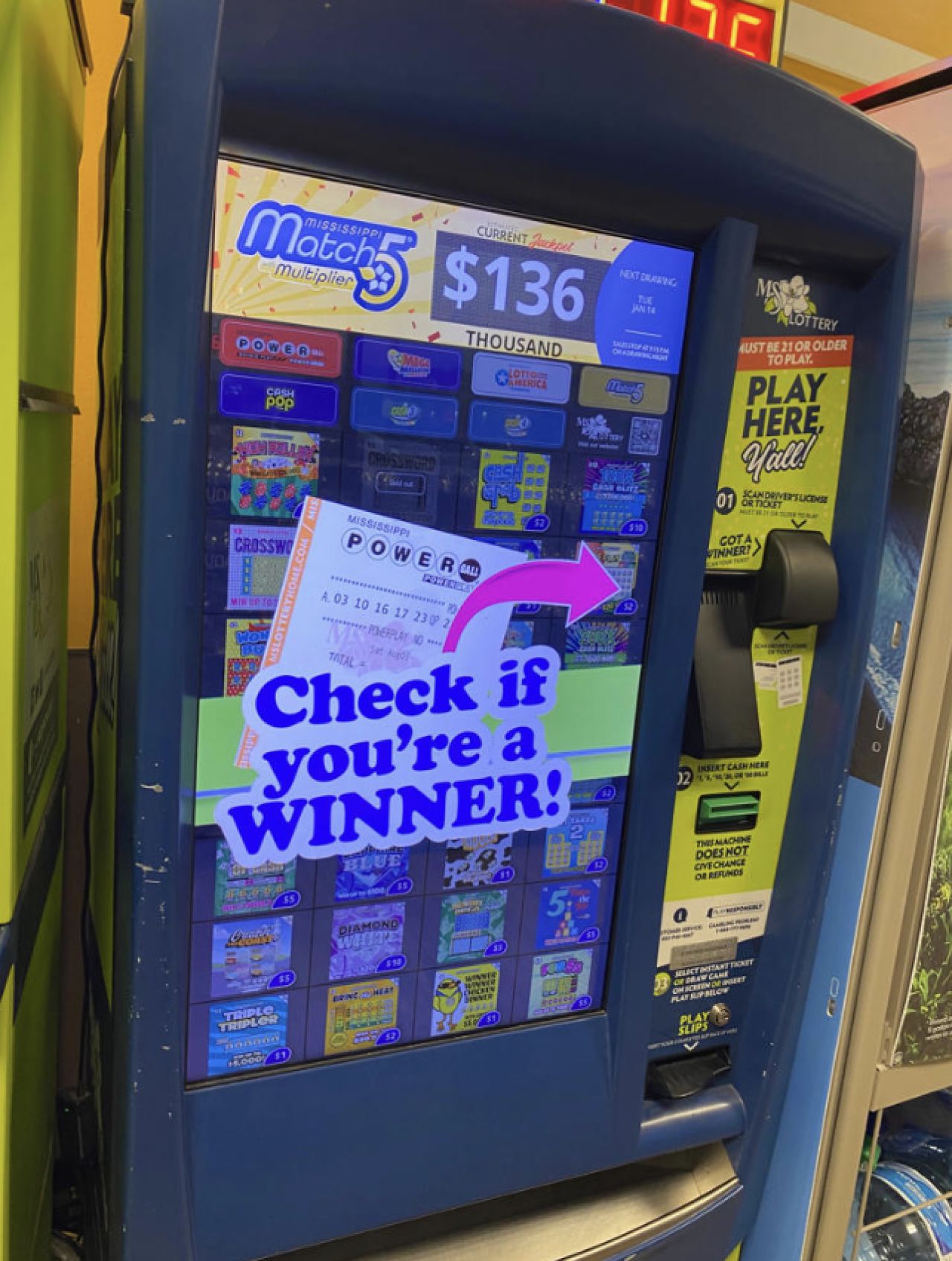Mississippi Lottery Results for July 29, 2026: Match 5, Cash 3, Cash 4 &amp; Cash Pop Winning Numbers