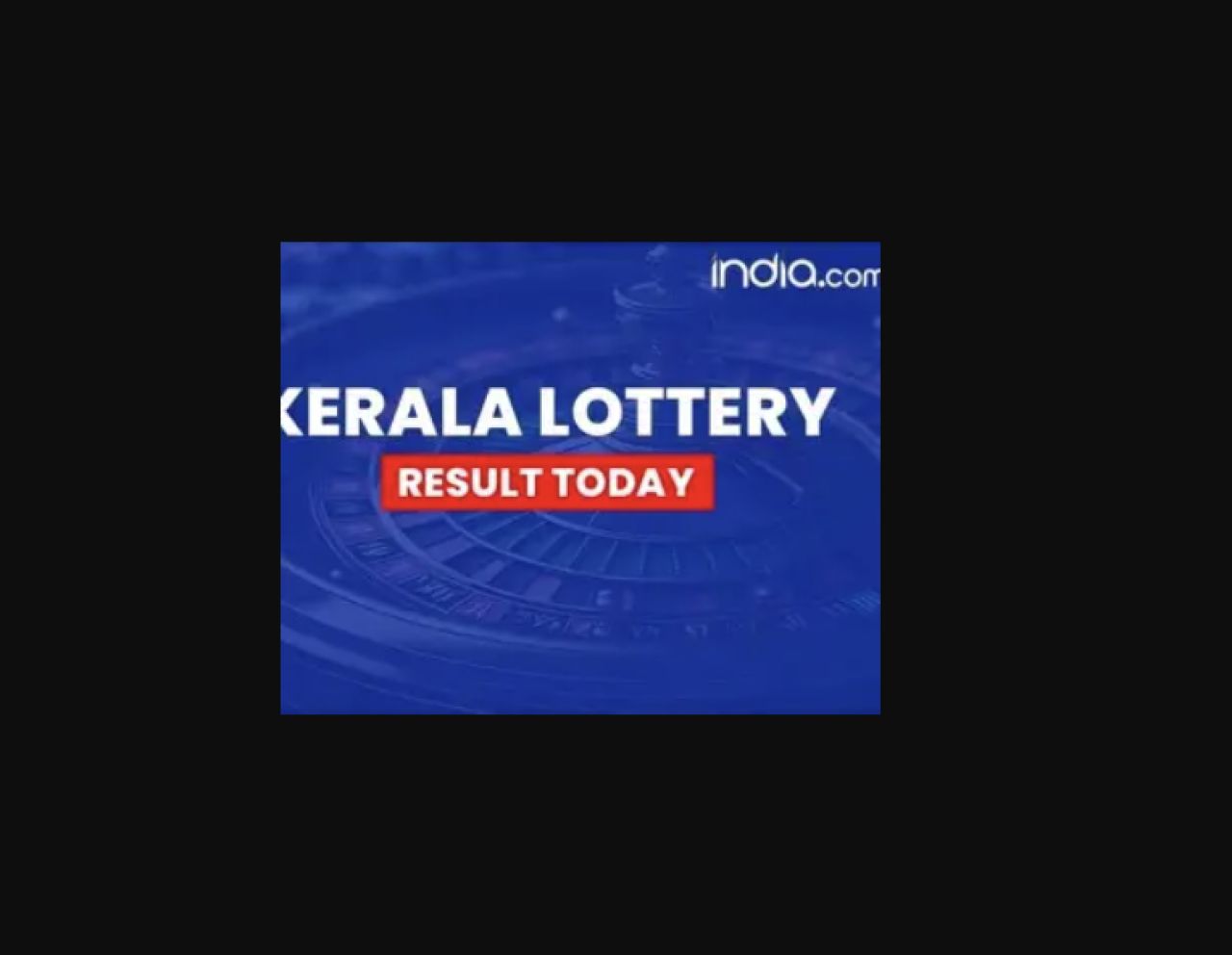 Kerala Lottery BHAGYATHARA BT-33 Results &ndash; Dec 15, 2025 LIVE